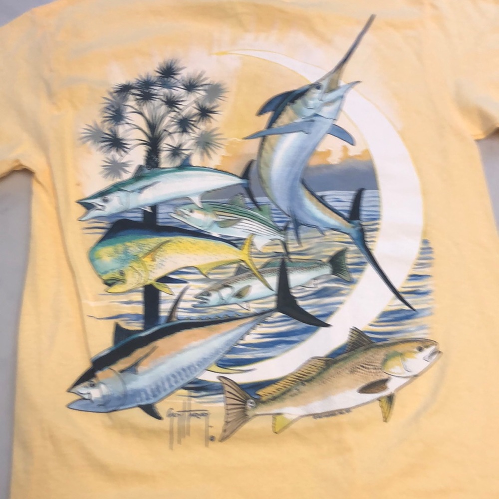 Guy Harvey original BLUEWATER short sleeved t shirt Small NWOT - Picture 2 of 3